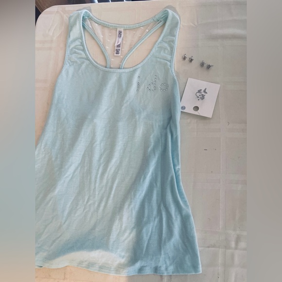 Tops - Lot: I do tank xs, butterfly ring size 6, butterfly earrings, starburst earrings